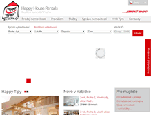 Tablet Screenshot of happyhouserentals.com